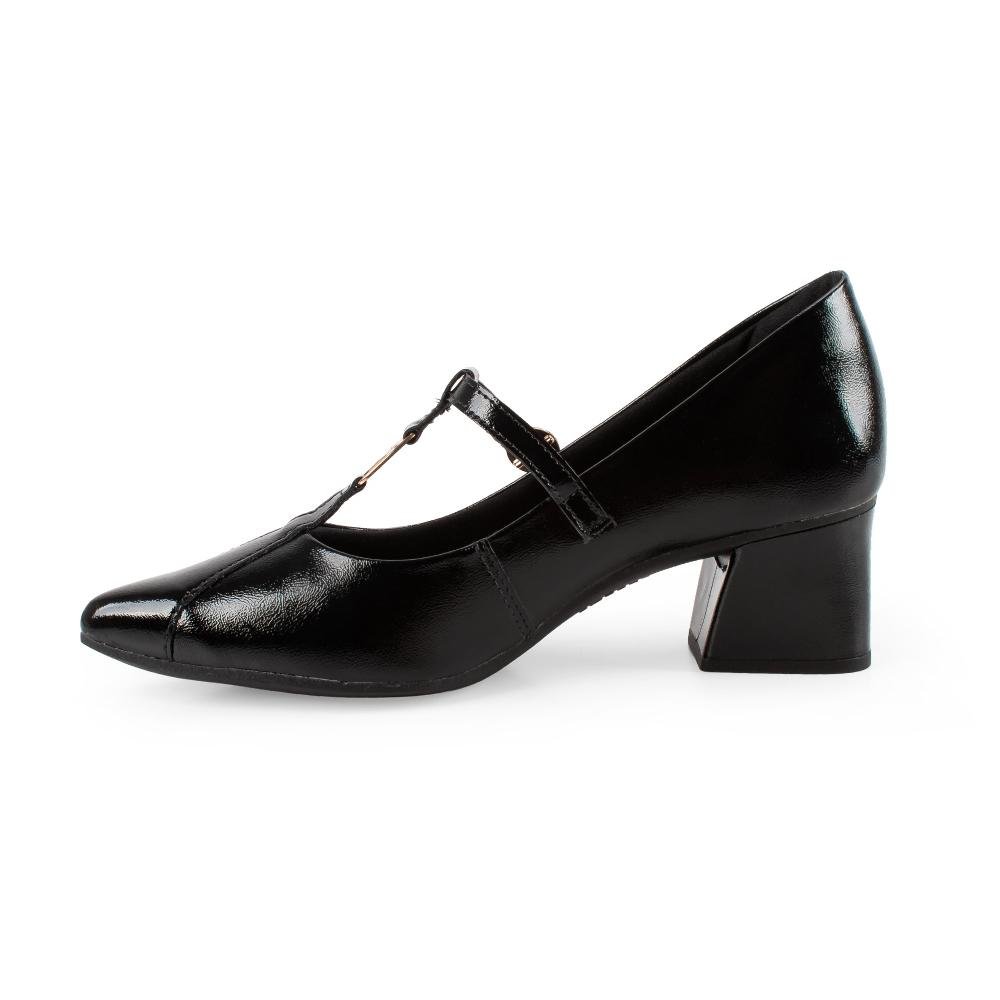 Scarpin Mississipi de Salto Bloco Feminino J1152 Preto 4