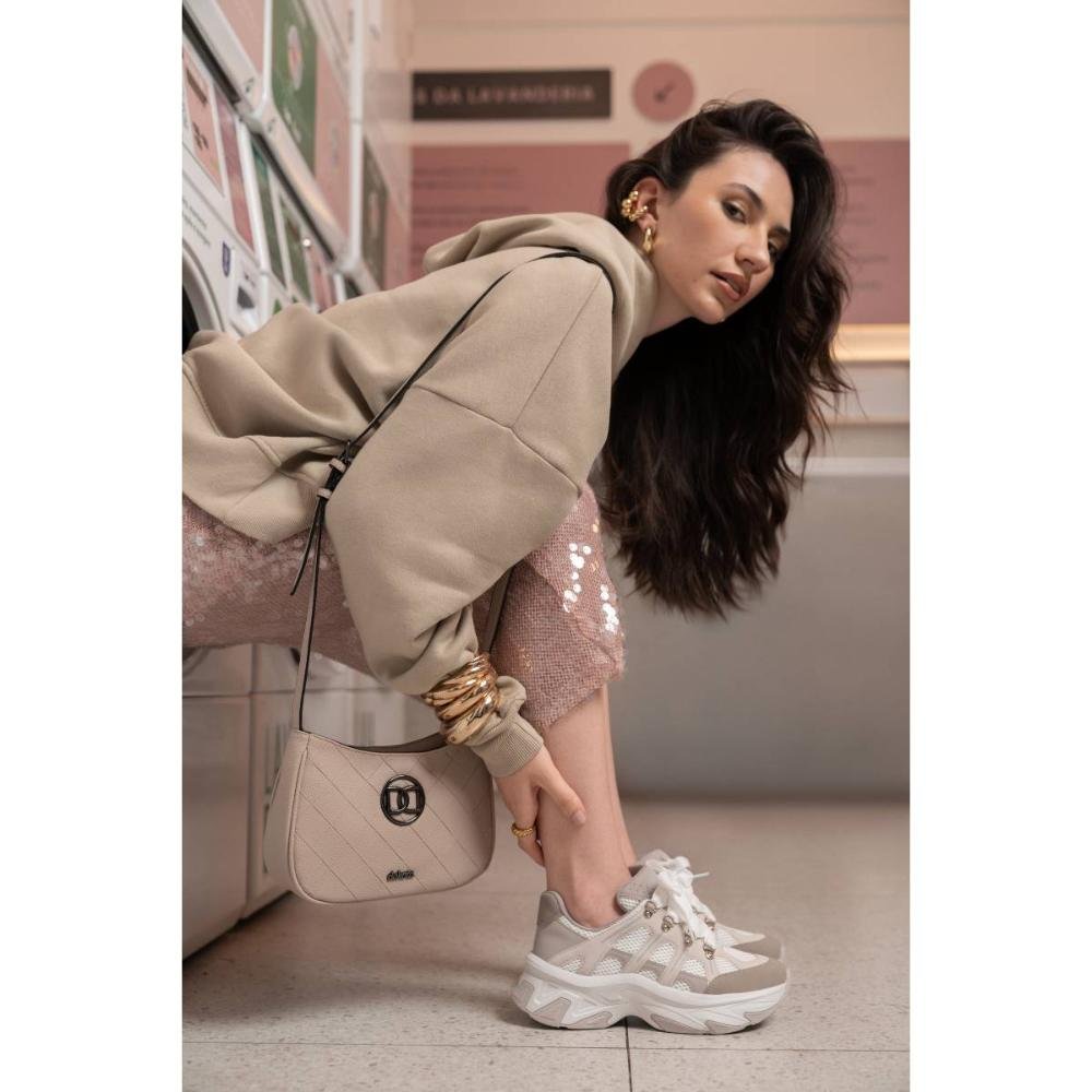 Dad Sneaker Dakota Feminino D2241 Branco/Cinza 2