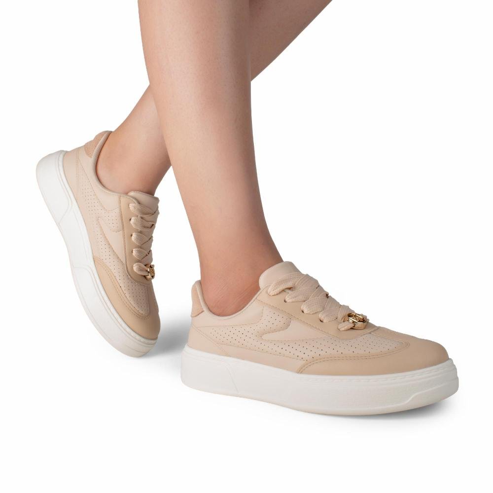 Tênis Dakota Casual Feminino D2272 Bege 2