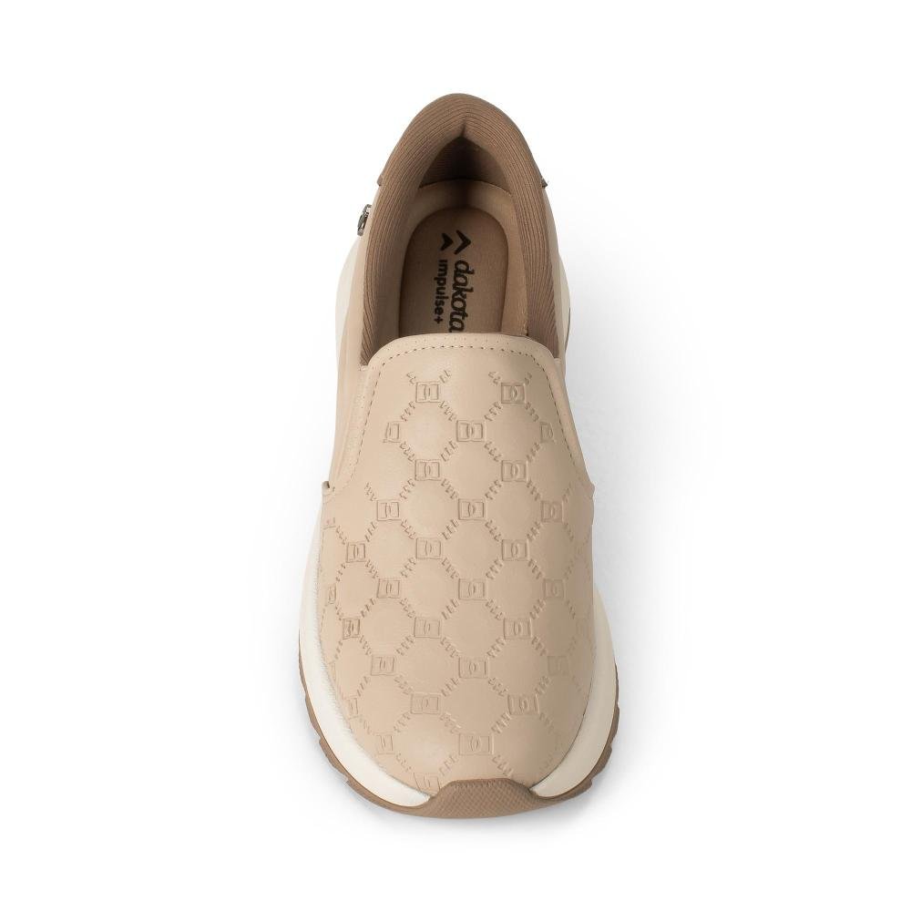 Tênis Dakota Slip On Feminino D2113 Bege 5