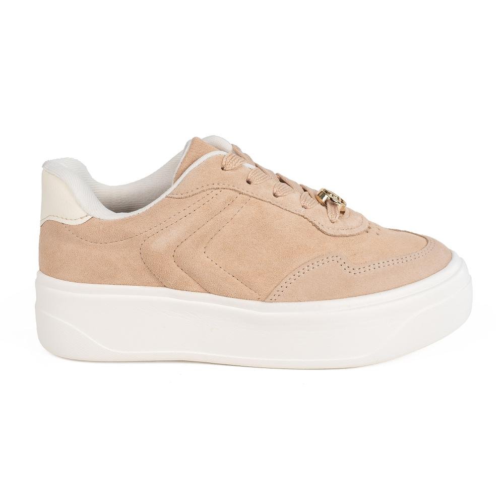 Tênis Dakota Flatform Em Couro Feminino D2301 Rosa 3