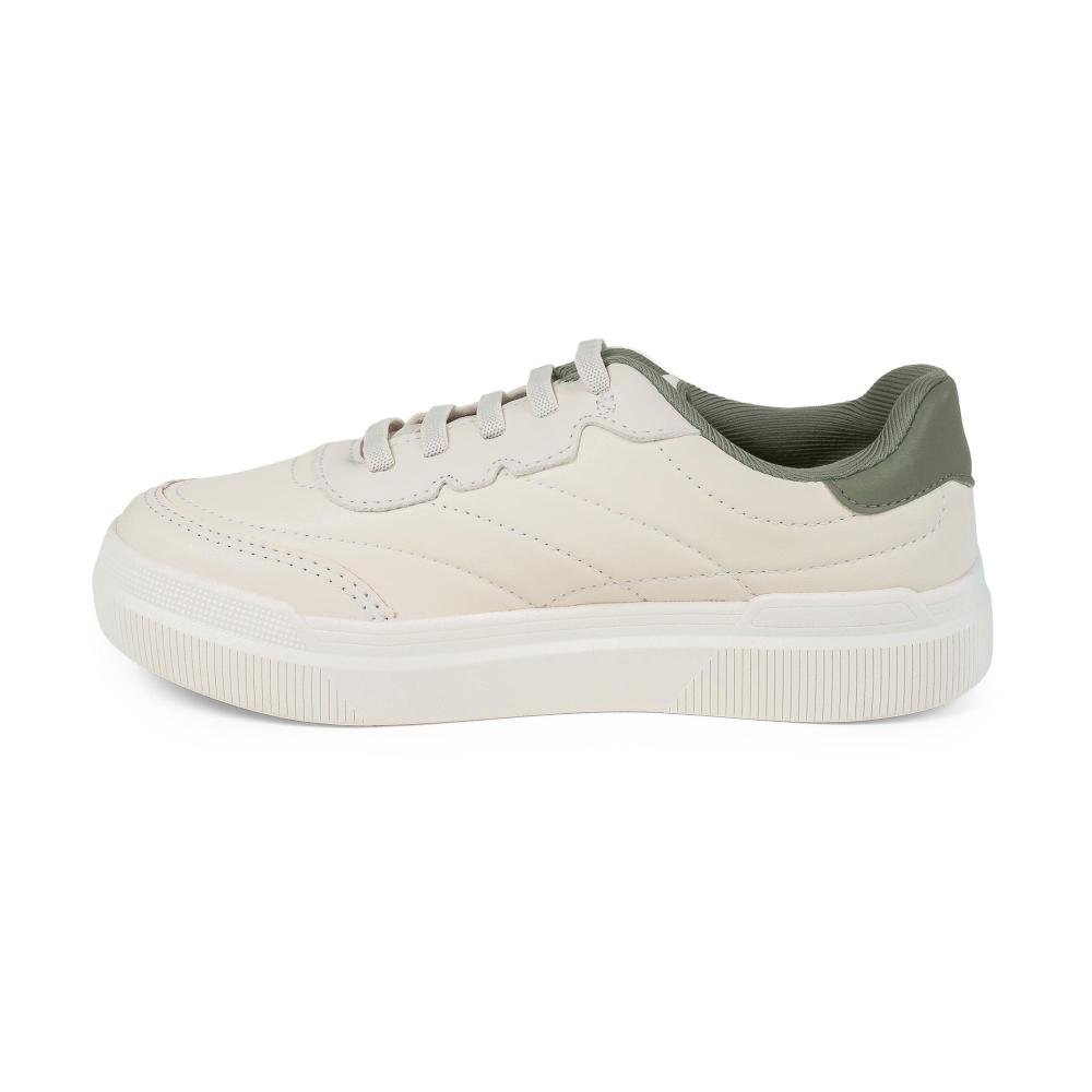 Tênis Kolosh Casual Feminino C4302 Bege/Verde 3