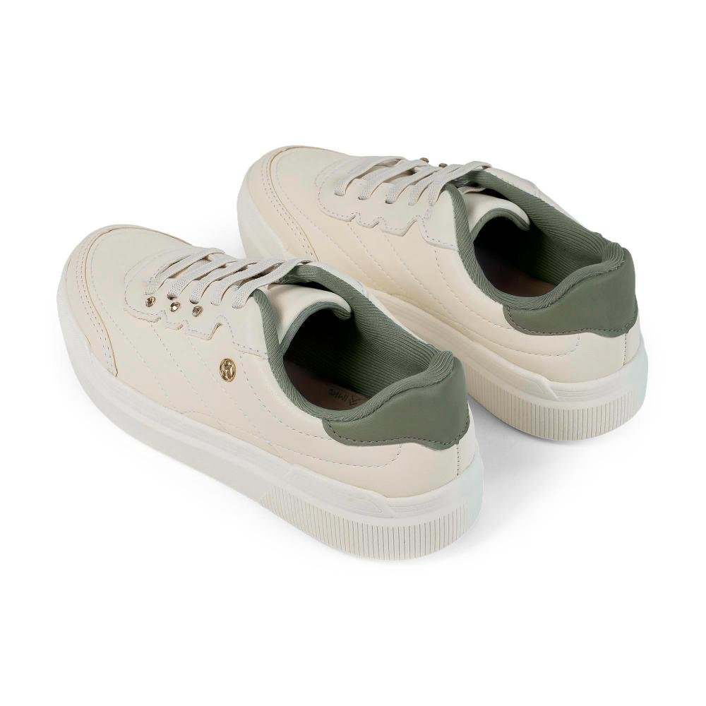 Tênis Kolosh Casual Feminino C4302 Bege/Verde 6