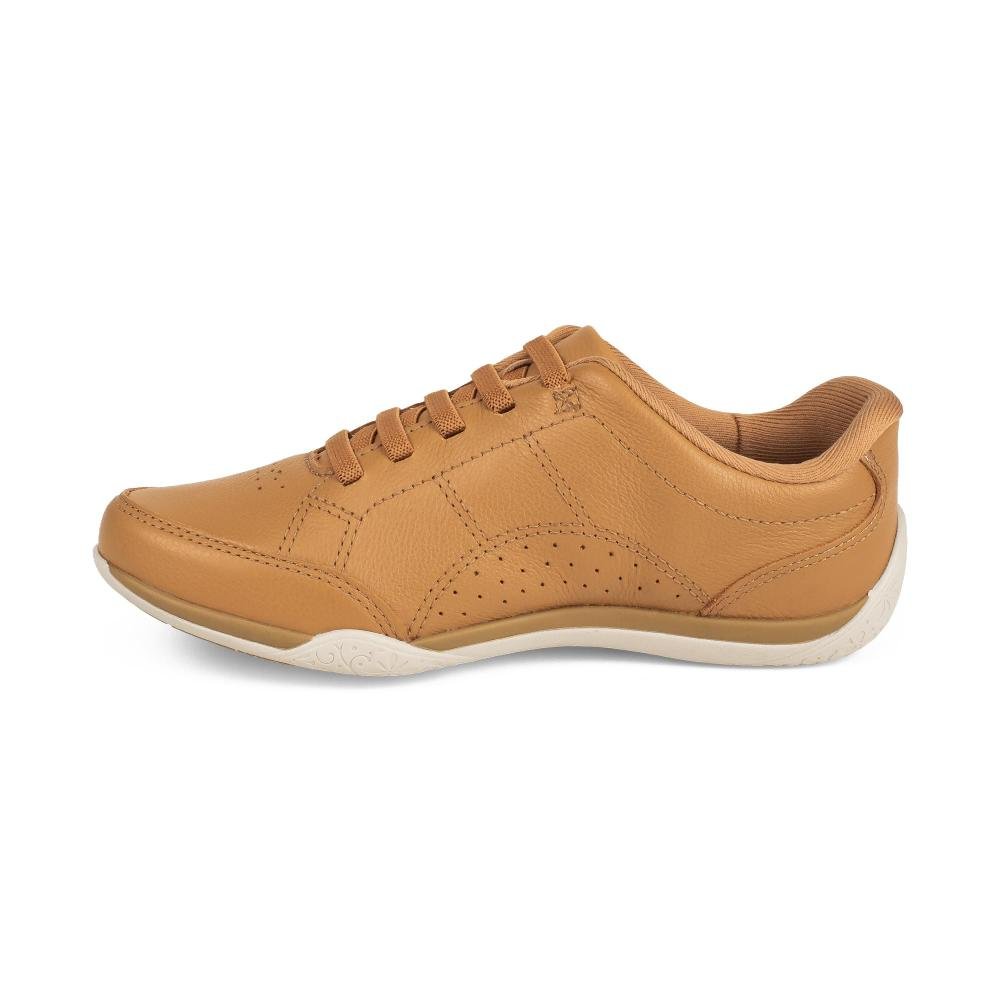 Tênis Kolosh Casual Em Couro Feminino C4205 Caramelo 3