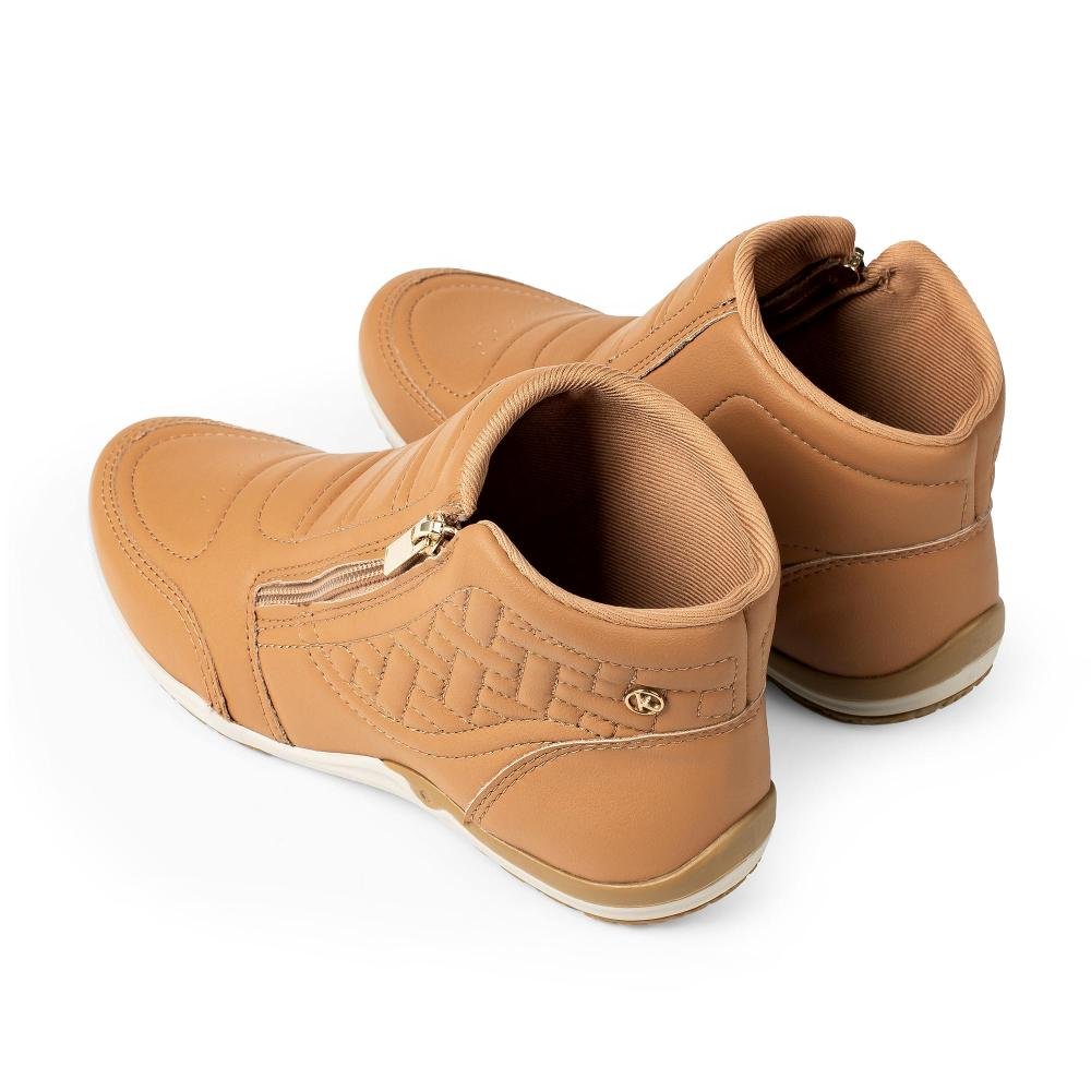 Tênis Kolosh de Cano Alto Feminino C2772A Caramelo 6