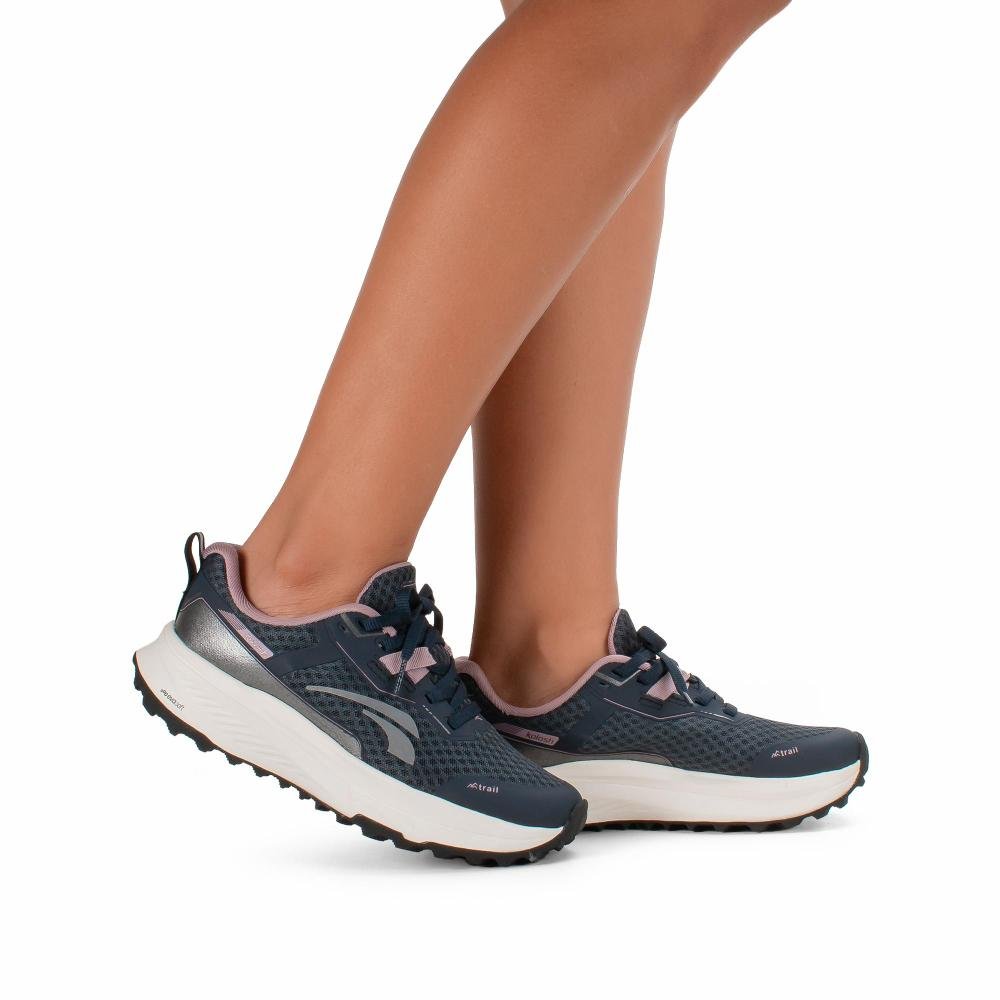 Tênis Kolosh Trail Esportivo Feminino E0822 Azul Marinho 2
