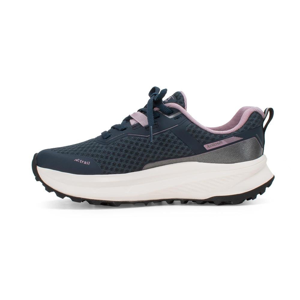 Tênis Kolosh Trail Esportivo Feminino E0822 Azul Marinho 3
