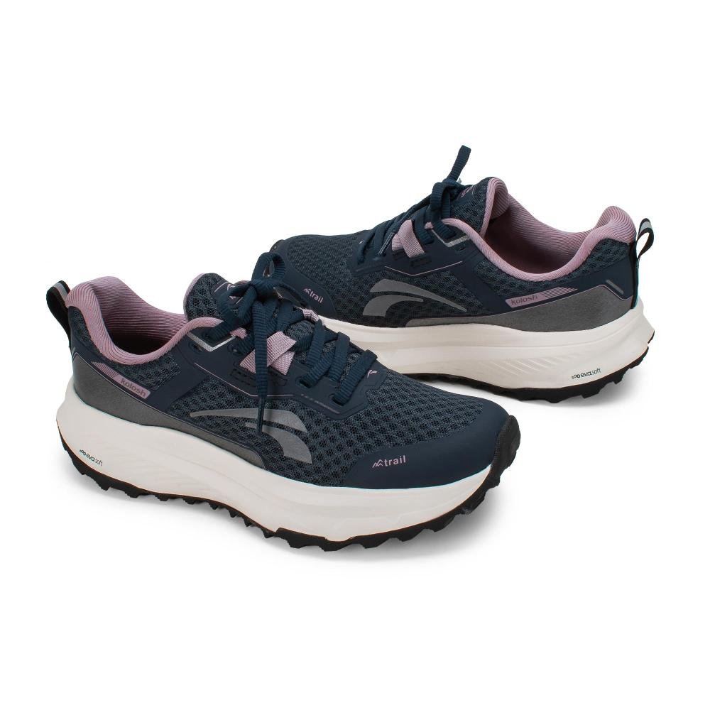 Tênis Kolosh Trail Esportivo Feminino E0822 Azul Marinho 6