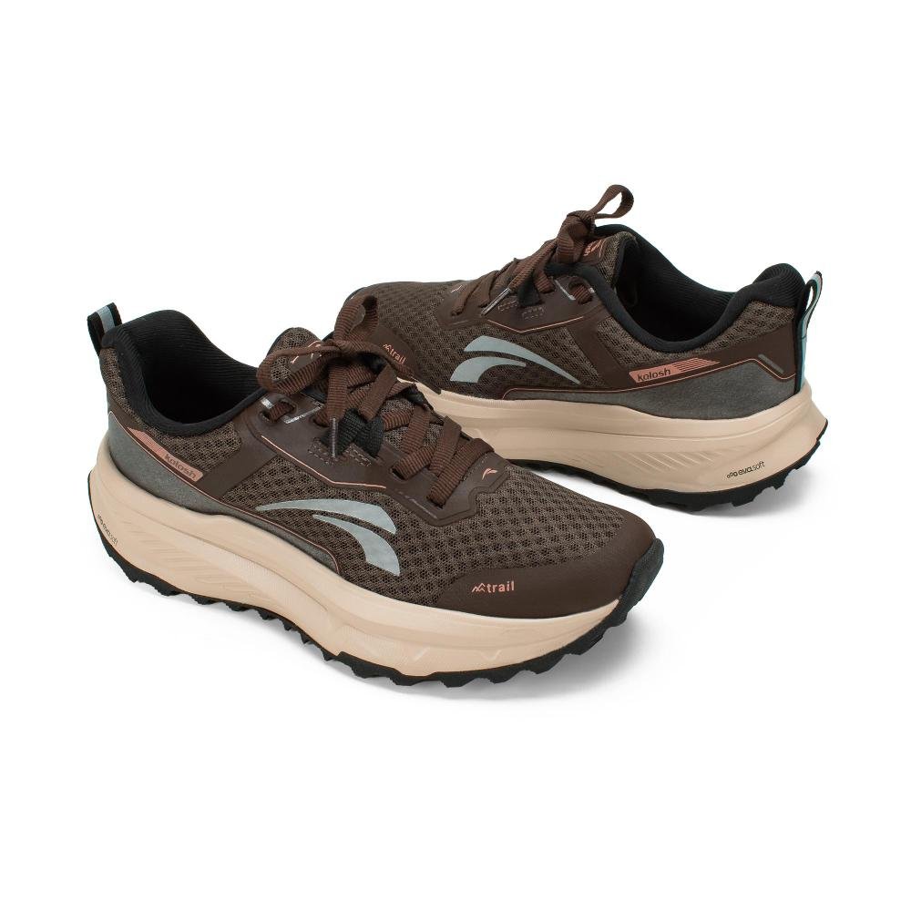 Tênis Kolosh Trail Esportivo Feminino E0822 Marrom 6