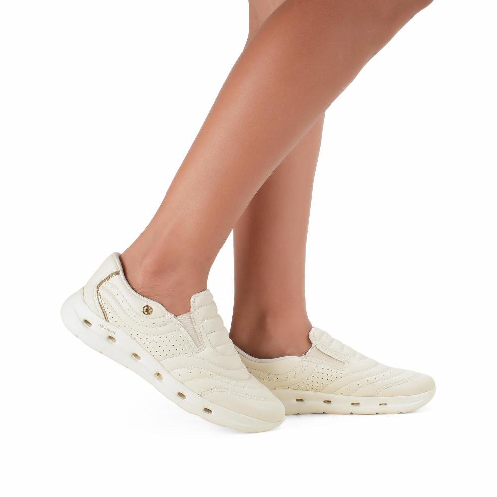Tênis Kolosh Slip On Feminino C4442 Bege 2