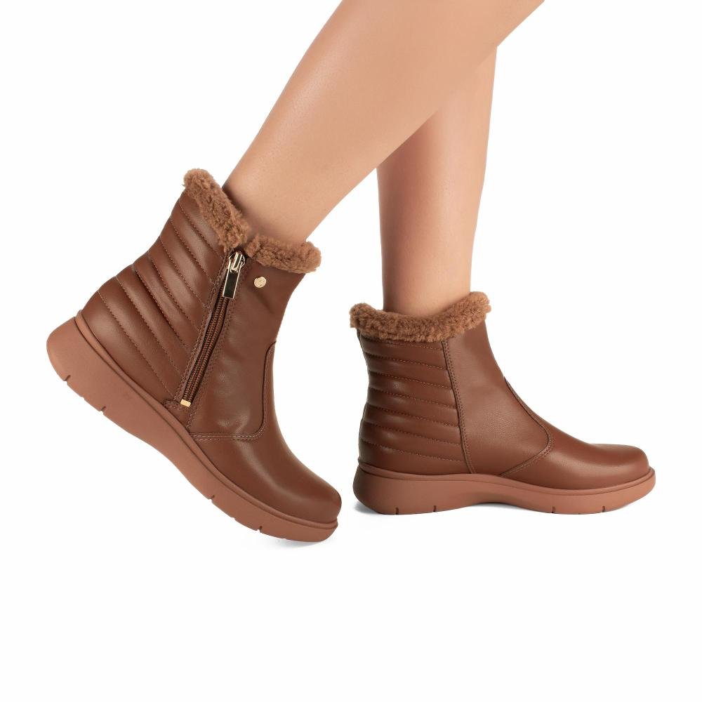 Bota Campesí de Cano Curto Feminina CE361 Marrom 2