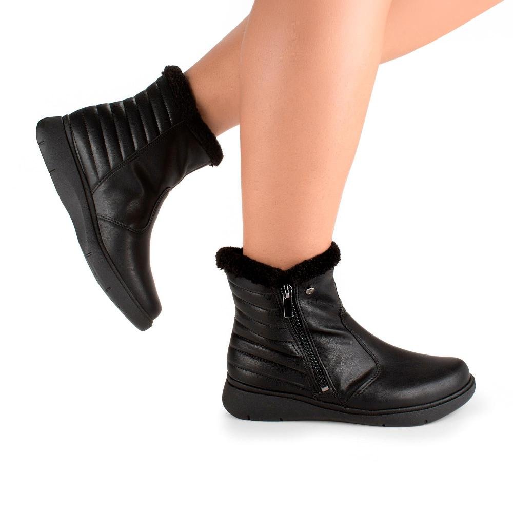 Bota Campesí de Cano Curto Feminina CE361 Preto 2