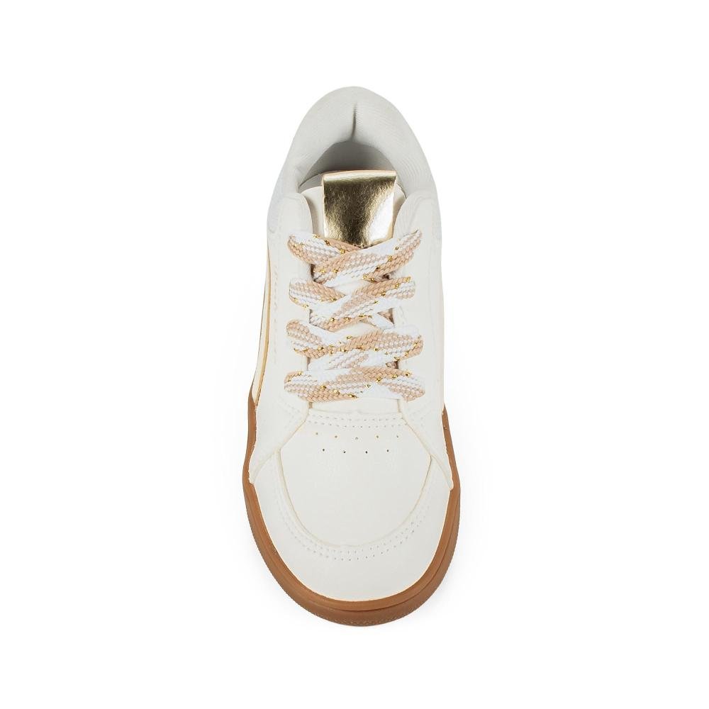 Tênis Pink Cats Infantil Casual V6142 Branco 5