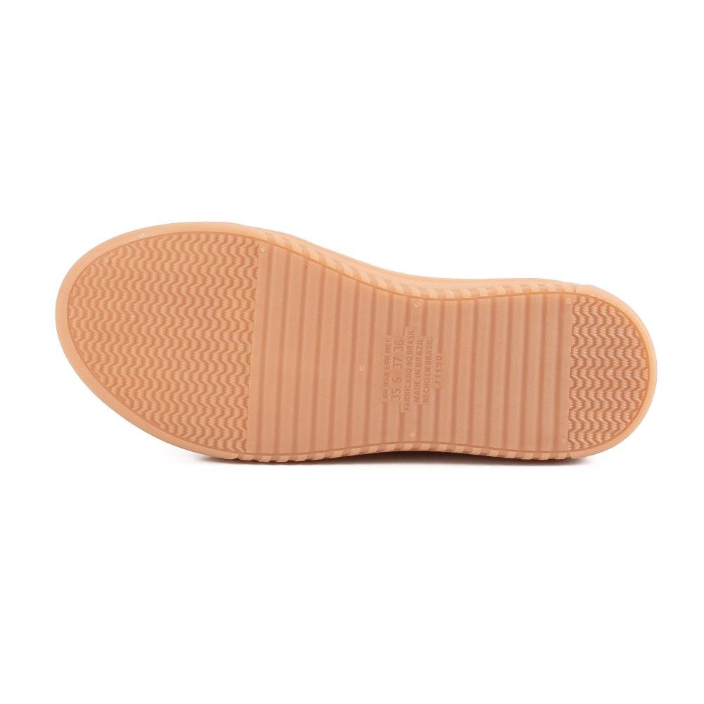 Tênis Mississipi Casual Feminino J1192 Branco/Bege 5