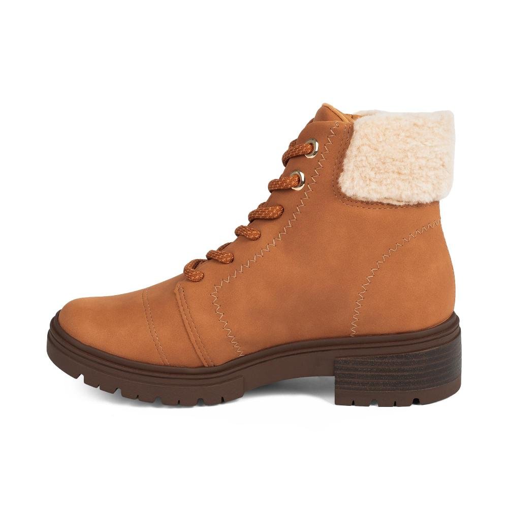 Bota Coturno Dakota Feminina D2423 Caramelo 4