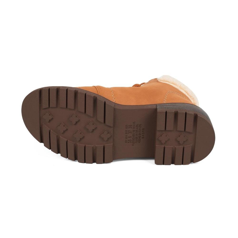 Bota Coturno Dakota Feminina D2423 Caramelo 5