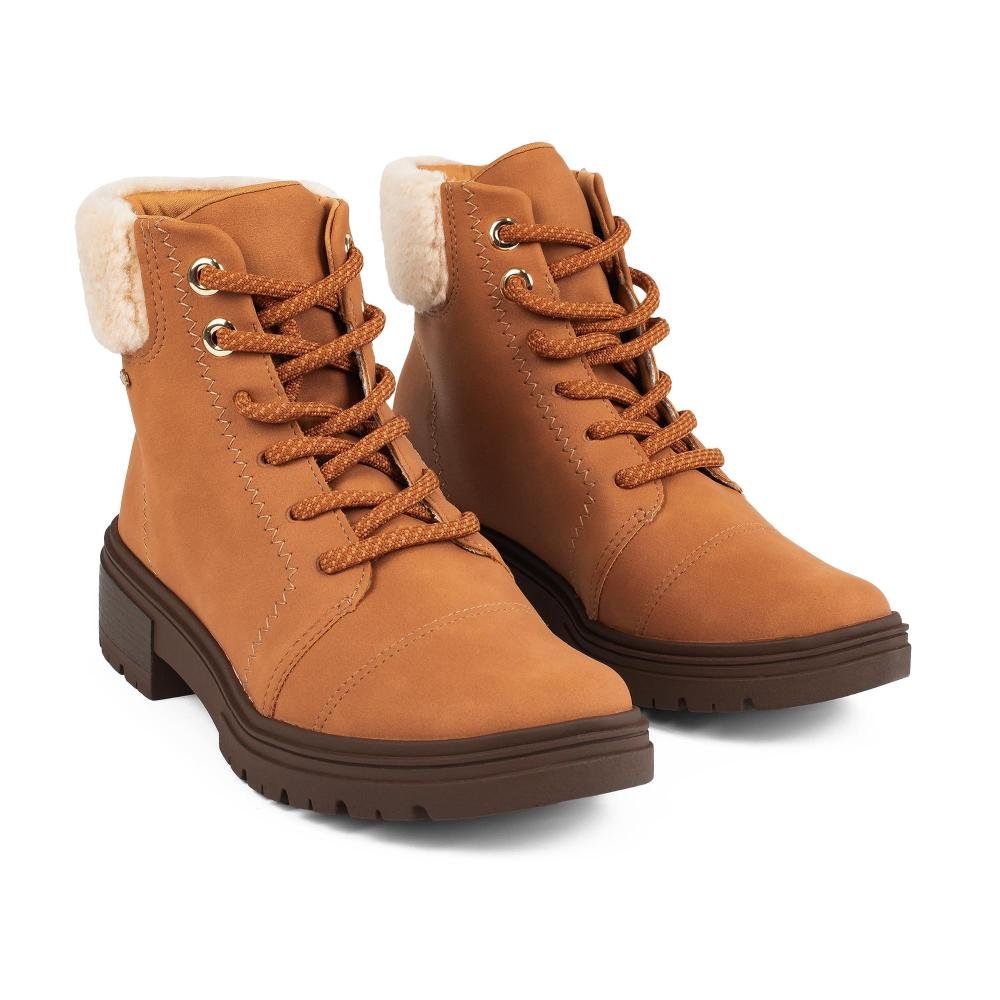 Bota Coturno Dakota Feminina D2423 Caramelo 6