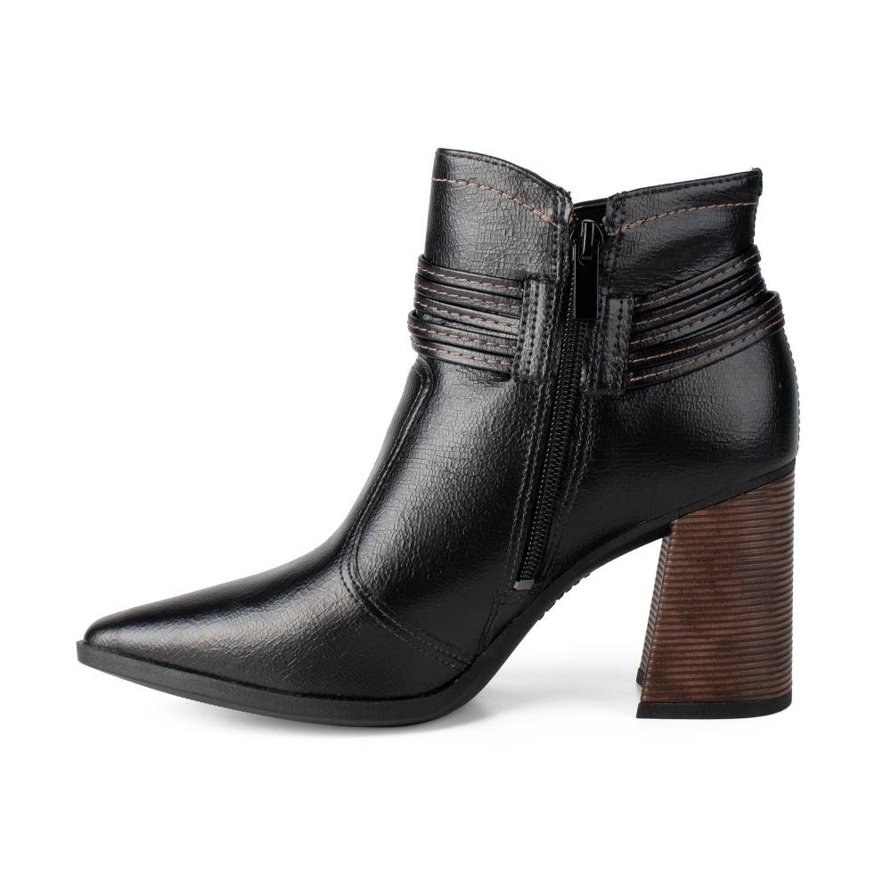 Bota Dakota de Cano Curto Feminina D2393 Preto 4