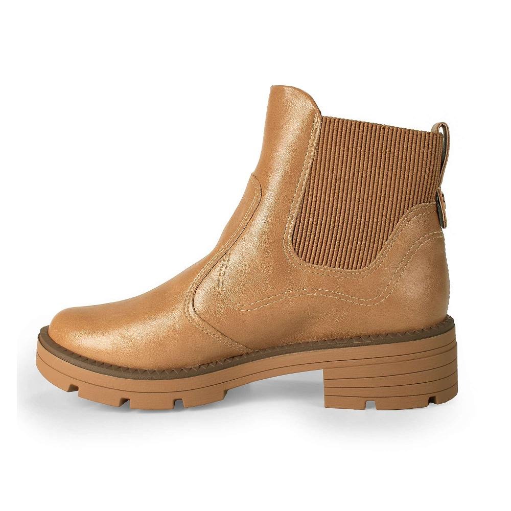 Bota Dakota de Cano Curto Feminina D2402 Bege 3