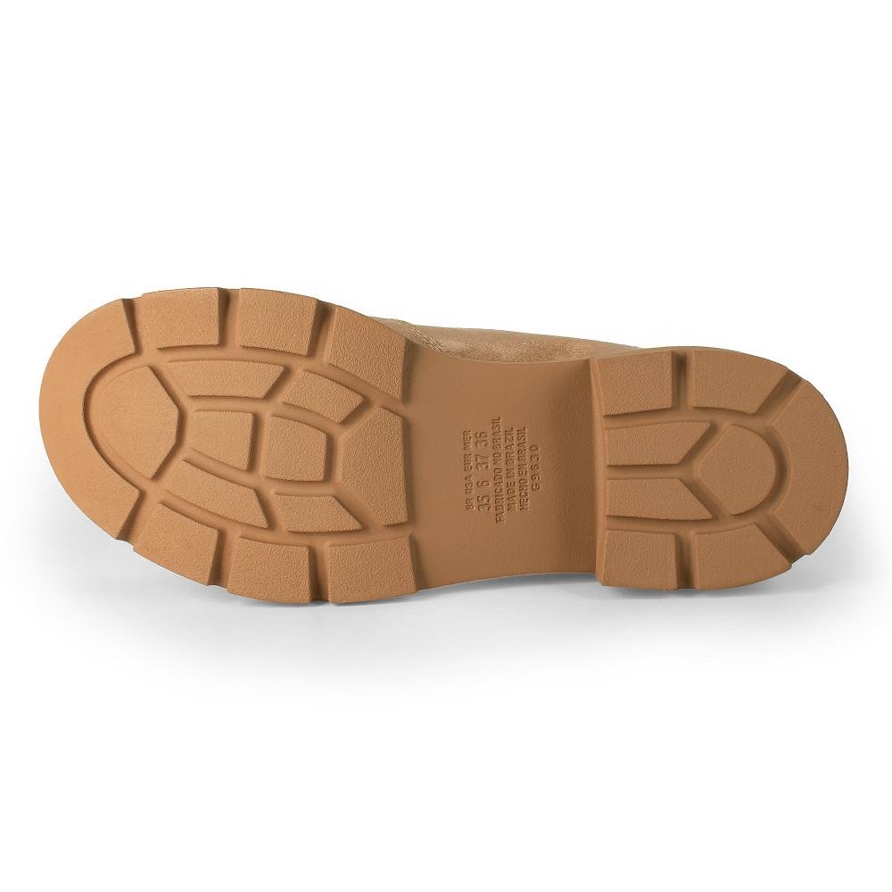 Bota Dakota de Cano Curto Feminina D2402 Bege 4