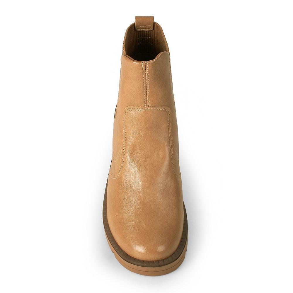 Bota Dakota de Cano Curto Feminina D2402 Bege 5