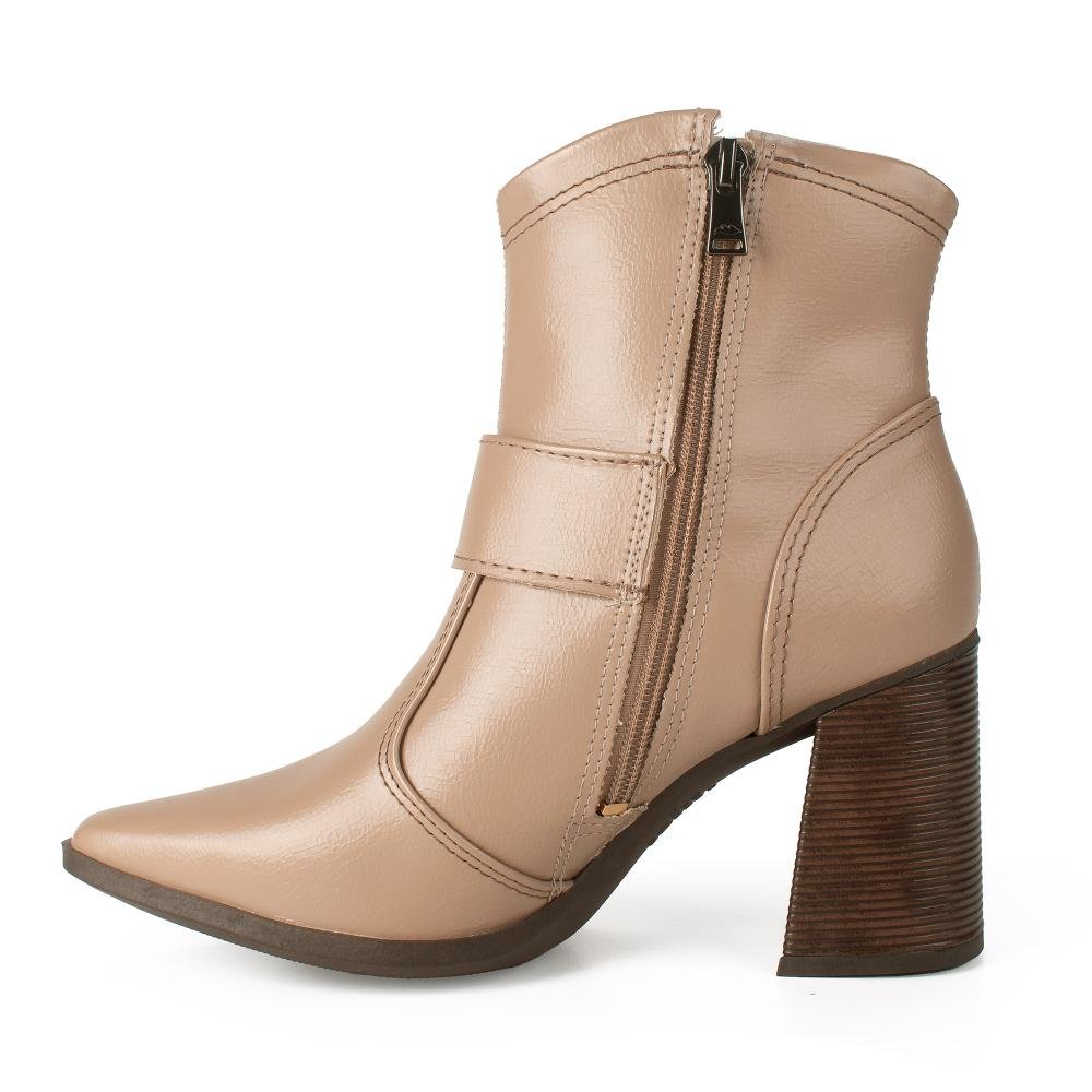 Bota Dakota de Cano Curto Feminina D2392 Bege 4