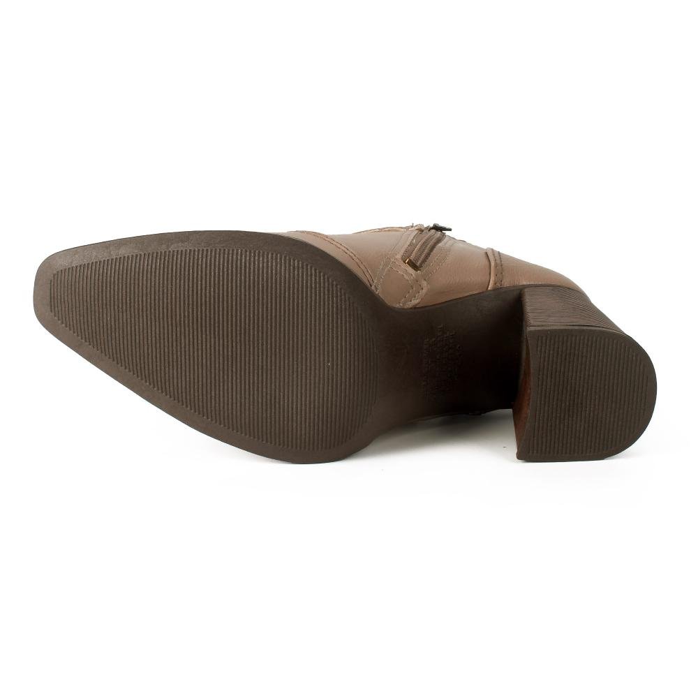 Bota Dakota de Cano Curto Feminina D2392 Bege 5