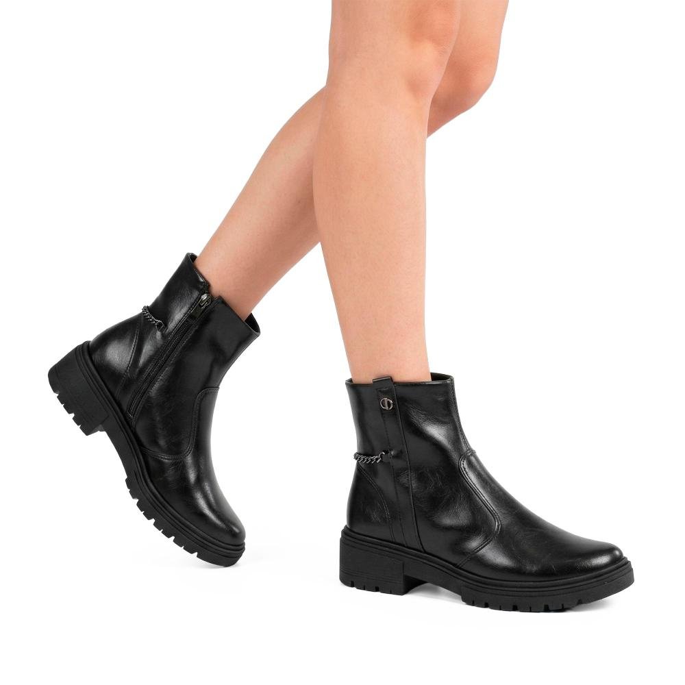 Bota Dakota de Cano Curto Feminina D2421 Preto 2