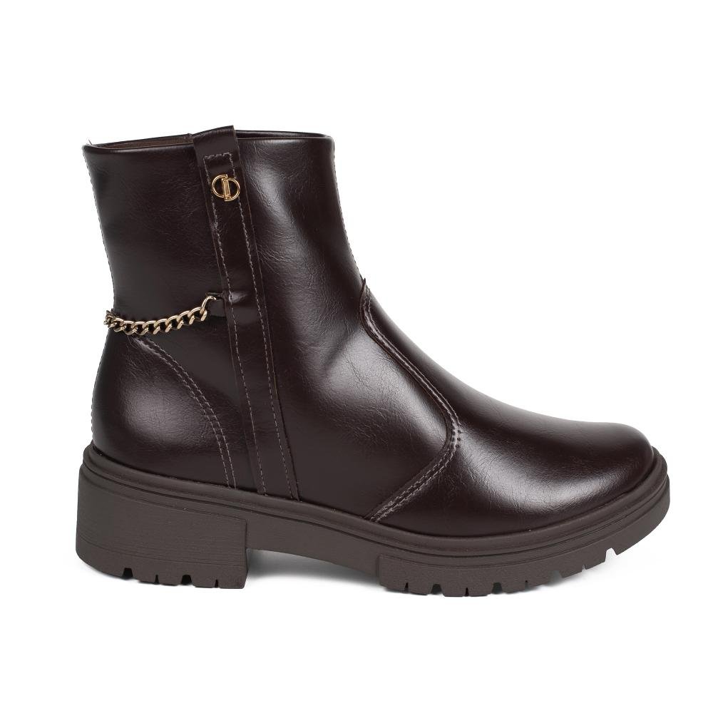 Bota Dakota de Cano Curto Feminina D2421 Café 3