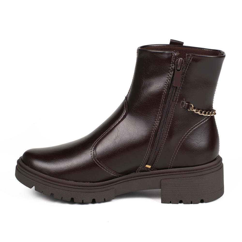 Bota Dakota de Cano Curto Feminina D2421 Café 4