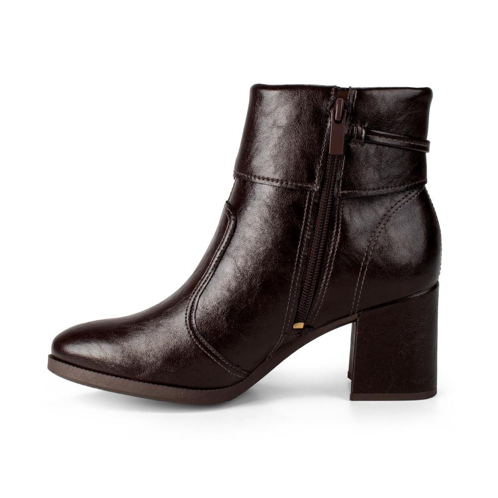 Bota Dakota de Cano Curto Feminina D2701 Café 4