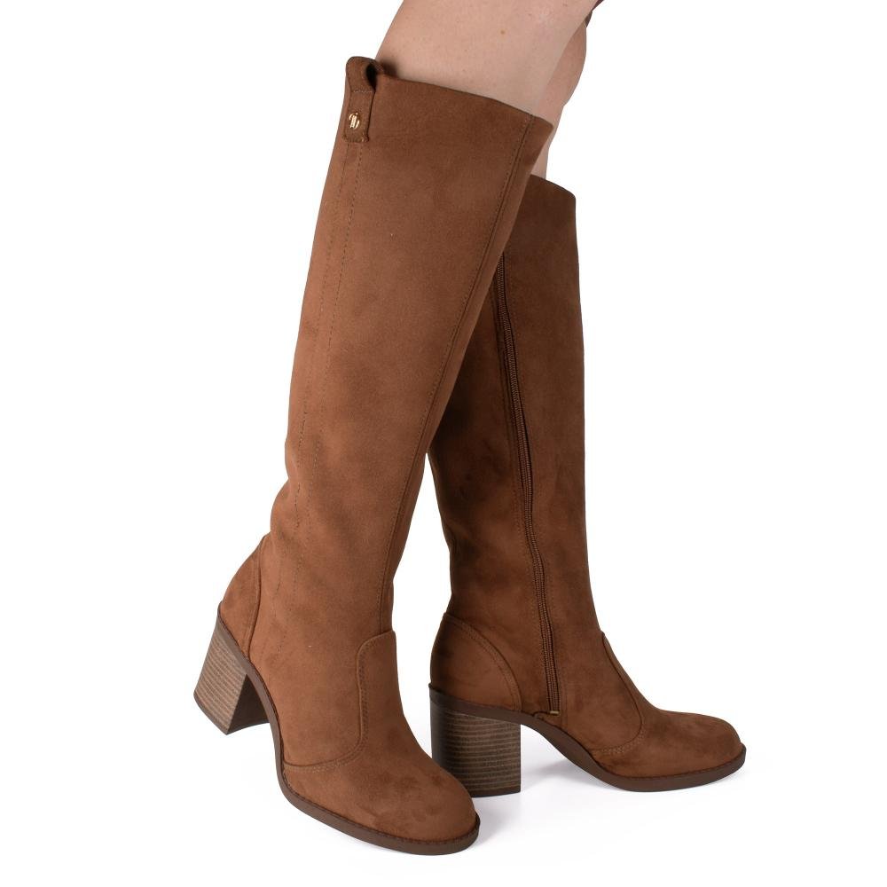 Bota Dakota de Cano Longo Feminina D2581 Marrom 3