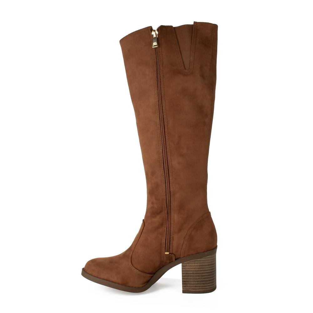 Bota Dakota de Cano Longo Feminina D2581 Marrom 4