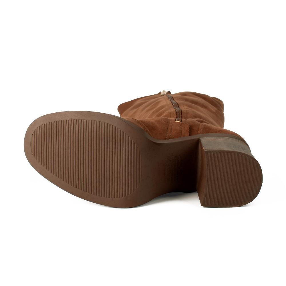 Bota Dakota de Cano Longo Feminina D2581 Marrom 5