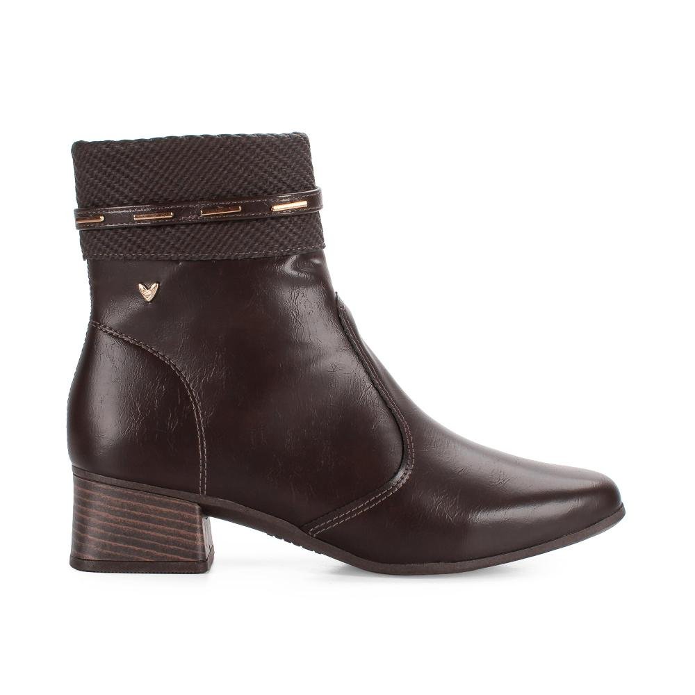 Bota Mississipi de Cano Curto Feminina J1052 Café 3
