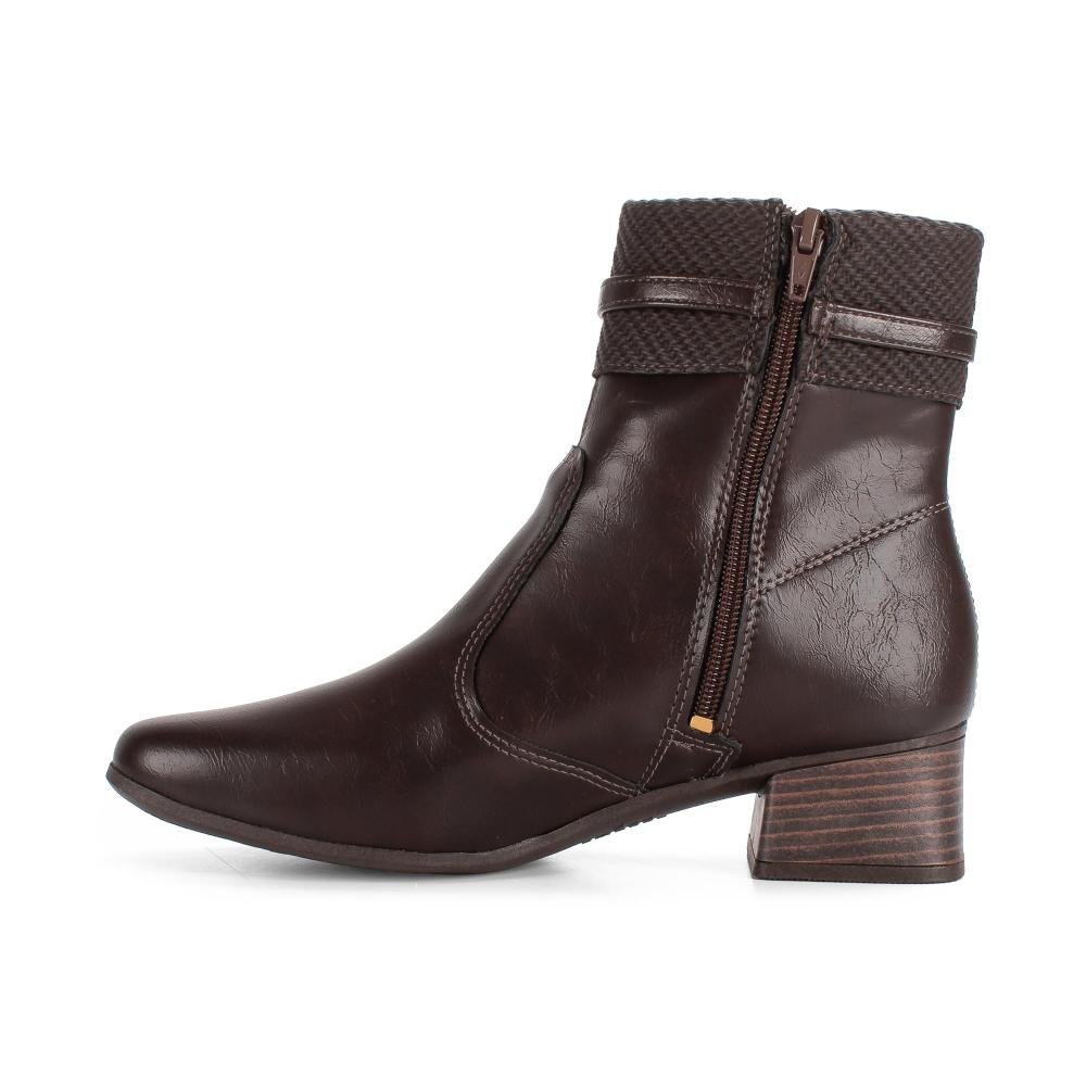 Bota Mississipi de Cano Curto Feminina J1052 Café 4