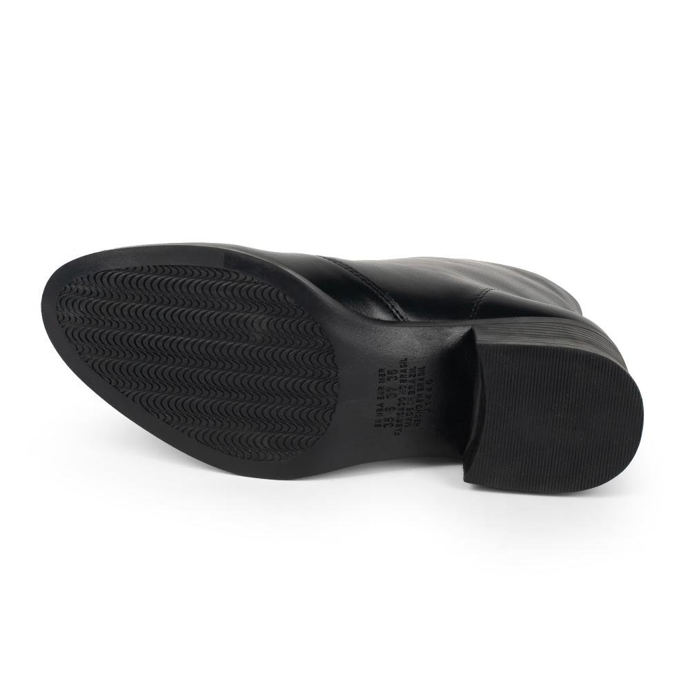Bota Mississipi de Cano Curto Feminina J1442 Preto 4