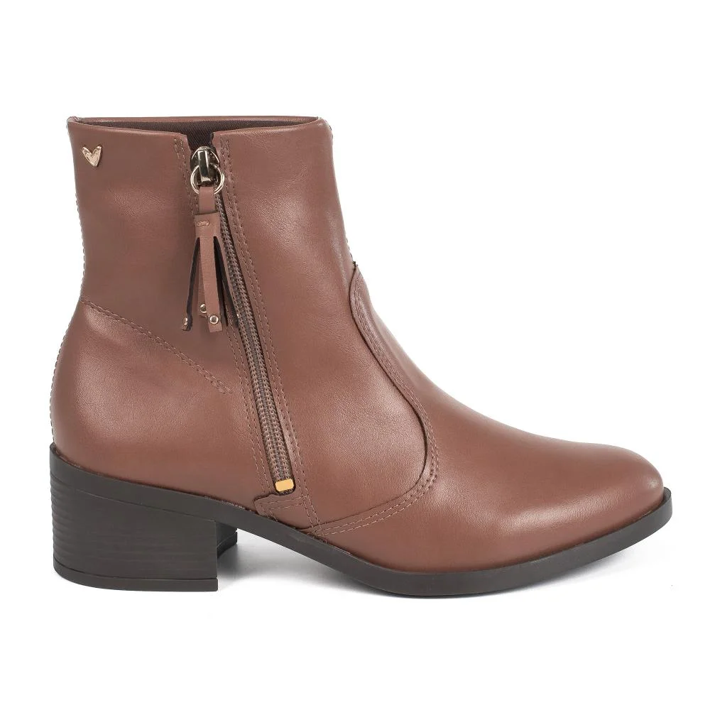 Bota Mississipi de Cano Curto Feminina J1442 Marrom 3