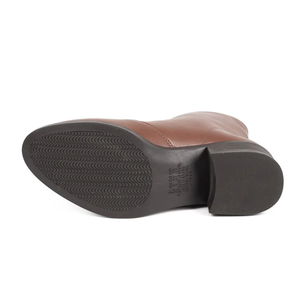 Bota Mississipi de Cano Curto Feminina J1442 Marrom 5