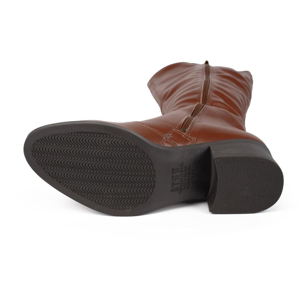 Bota Mississipi de Cano Longo Feminina J1631 Marrom 5