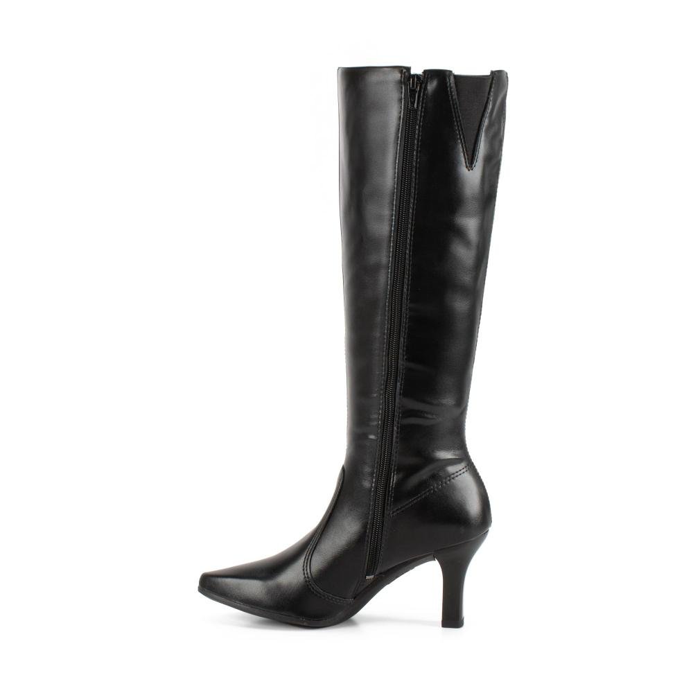 Bota Mississipi de Cano Longo Feminina J1402 Preto 4