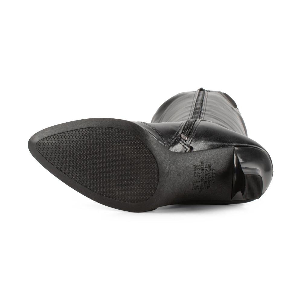 Bota Mississipi de Cano Longo Feminina J1402 Preto 5
