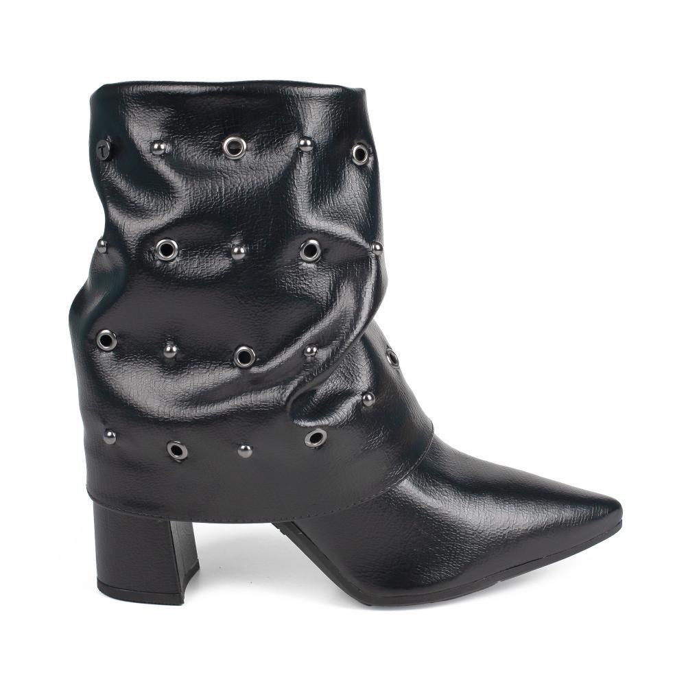 Bota Tanara de Cano Curto Feminina T9562 Preto 3