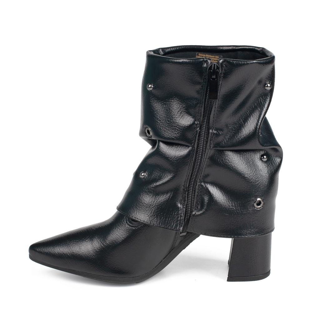 Bota Tanara de Cano Curto Feminina T9562 Preto 4