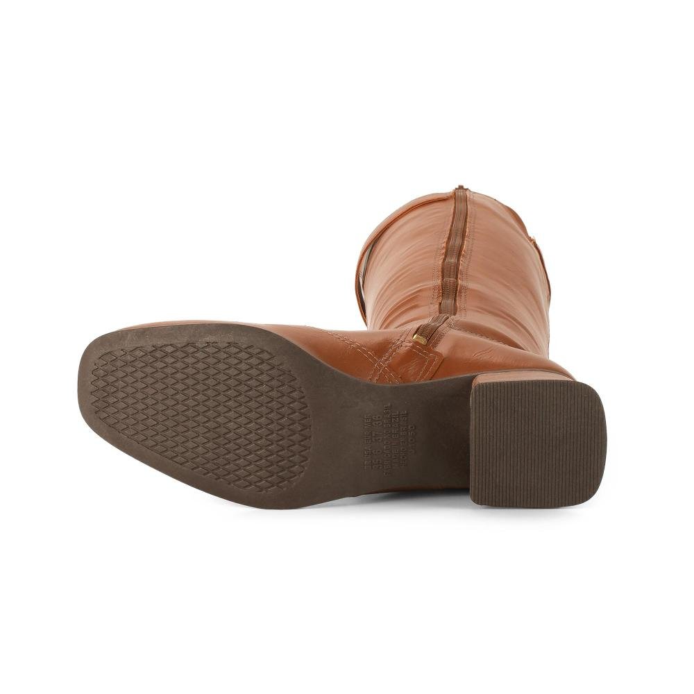 Bota Mississipi de Cano Longo Feminina J1591 Marrom 5