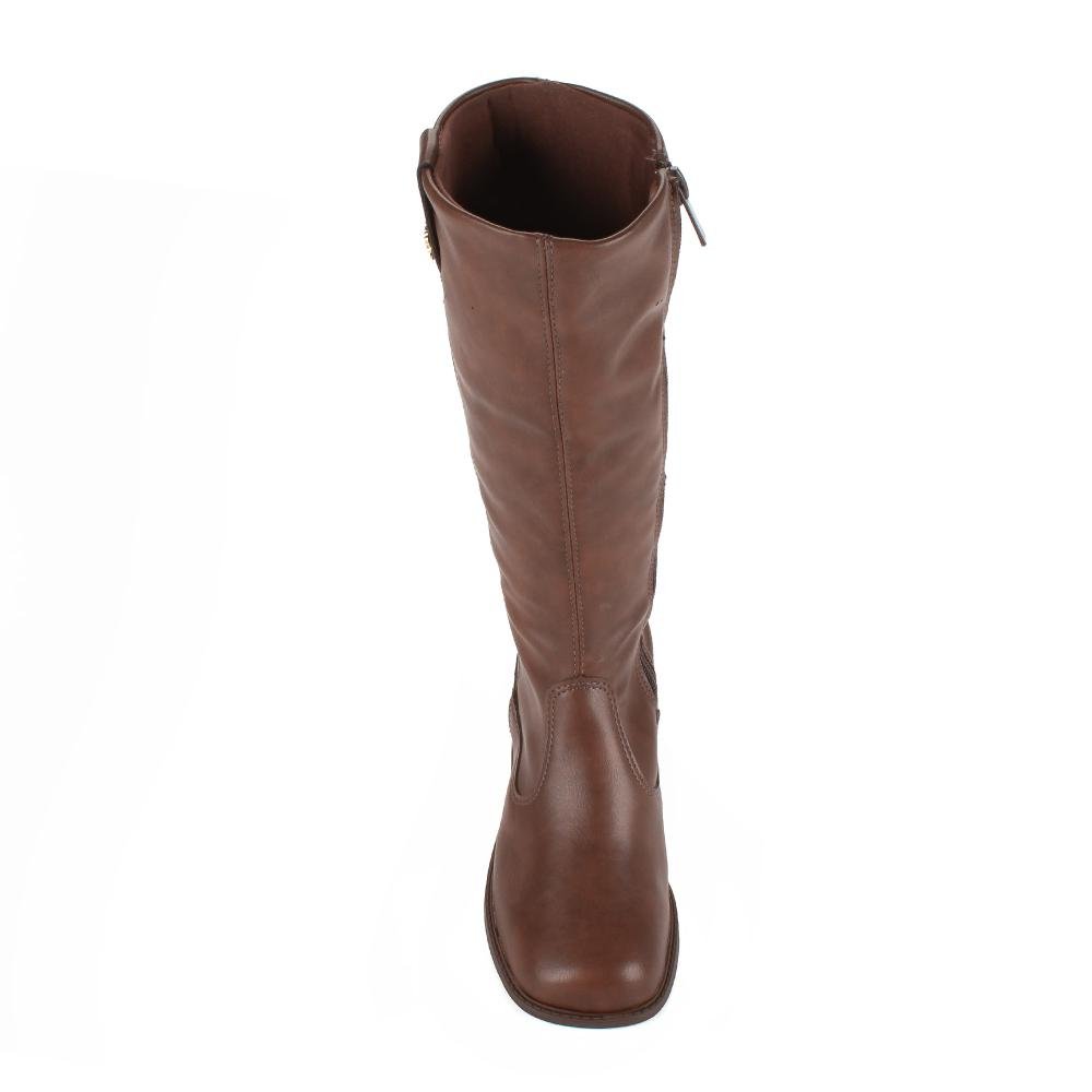 Bota Pink Cats Infantil de Cano Longo V6402 Marrom 5