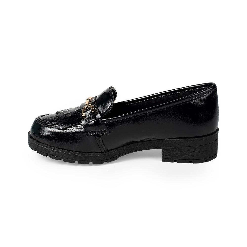 Sapato Pink Cats Infantil Loafer V6331 Preto 3