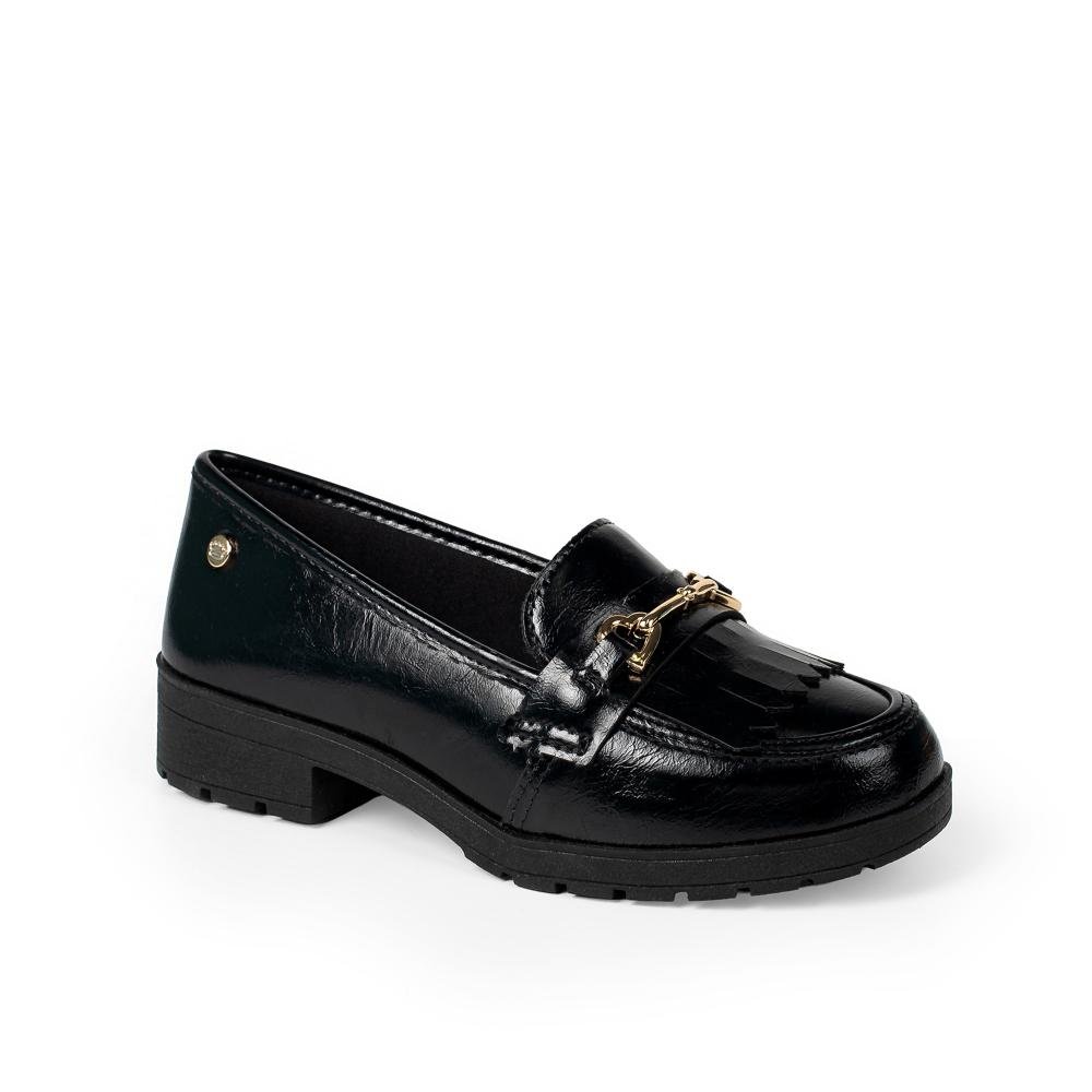 Sapato Pink Cats Infantil Loafer V6331 Preto 5