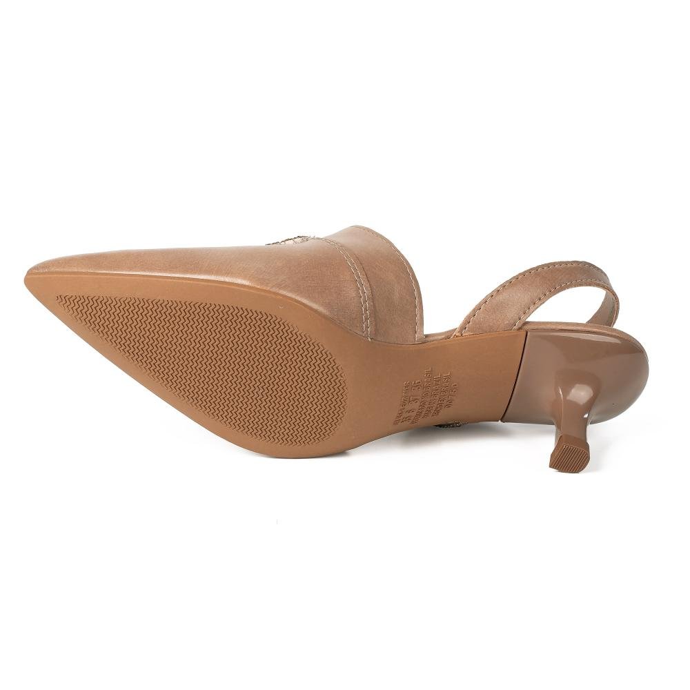 Scarpin Dakota de Salto Baixo Feminino D2371 Marrom 5