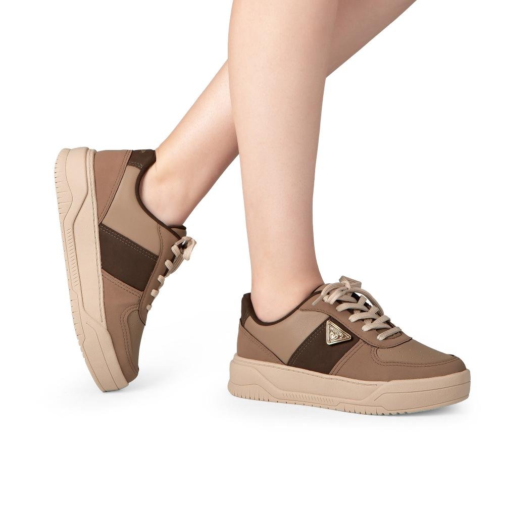 Tênis Mississipi Casual Feminino J1182 Marrom 2